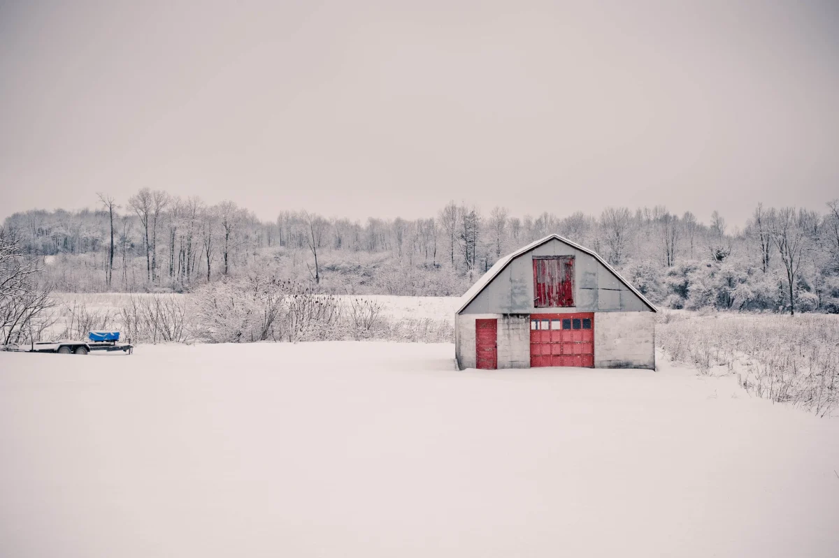 Winter farm